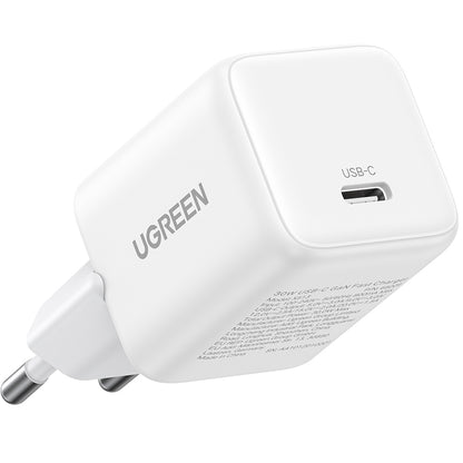 Punjač za mrežu UGREEN X513, 30W, 3A, 1 x USB-C, Beli