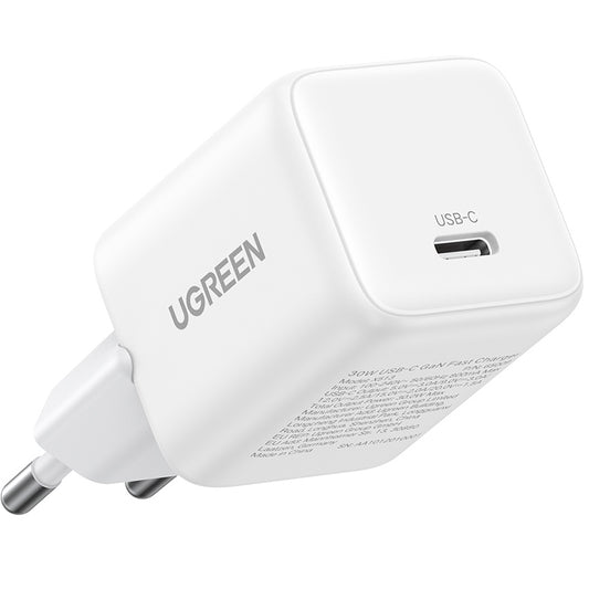 Punjač za mrežu UGREEN X513, 30W, 3A, 1 x USB-C, Beli