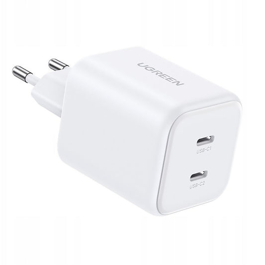 Punjač za mrežu UGREEN X526 (65154), 45W, 3A, 2 x USB-C, Bela
