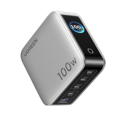 Mrežni punjač UGREEN X773 (65620B), 100W, 1 x USB-A - 4 x USB-C, Siva