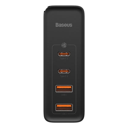 Punjač Baseus GaN2 Pro, 100W, 5A, 2 x USB-A - 2 x USB-C, Crni CCGAN2P-L01