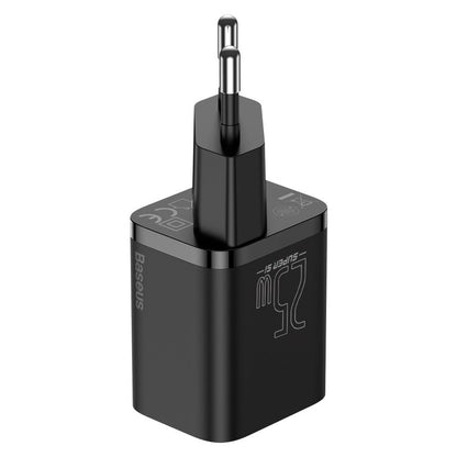 Punjač Baseus Super Si, 25W, 3A, 1 x USB-C, Crni CCSP020101