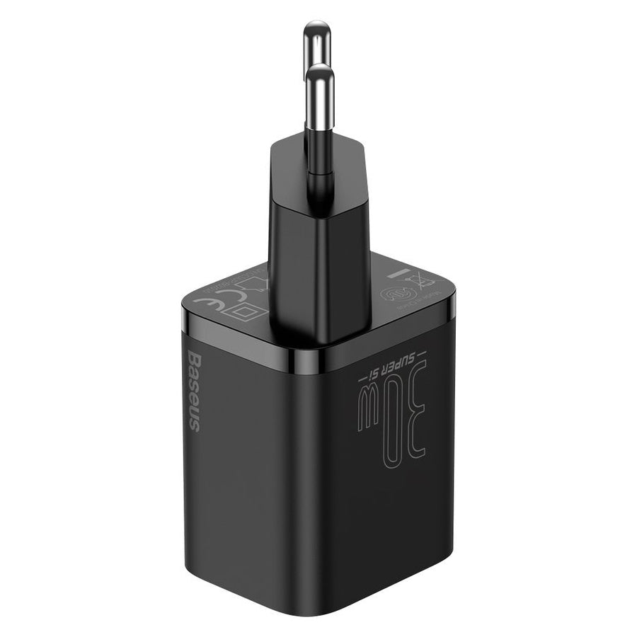 Punjač Baseus Super Si, 30W, 3A, 1 x USB-C, crni CCSUP-J01