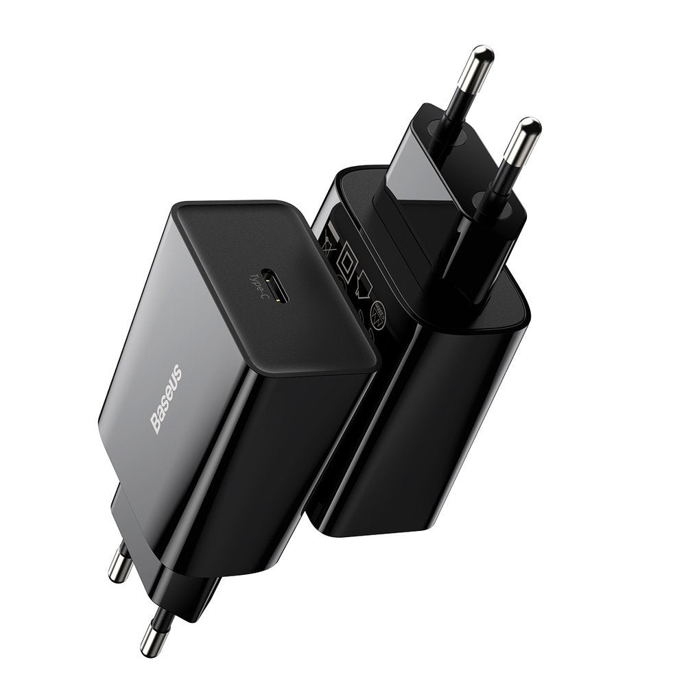 Mrežni punjač Baseus Speed, 20W, 3A, 1 x USB-C, Crni CCFS-SN01