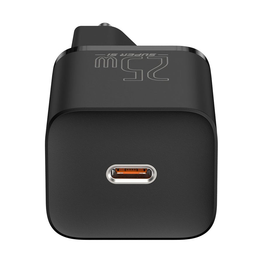Punjač Baseus Super Si, 25W, 3A, 1 x USB-C, Crni CCSP020101