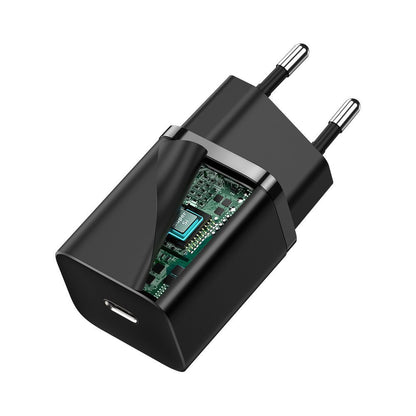 Punjač Baseus Super Si, 30W, 3A, 1 x USB-C, crni CCSUP-J01