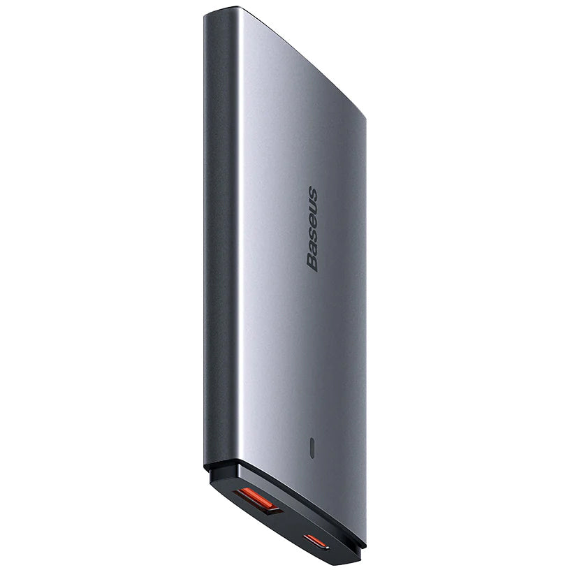 Punjač za mrežu sa USB-C kablom Baseus GaN5 Pro Ultra Slim, 65W, 3.25A, 1 x USB-C, Sivi CCGP150113
