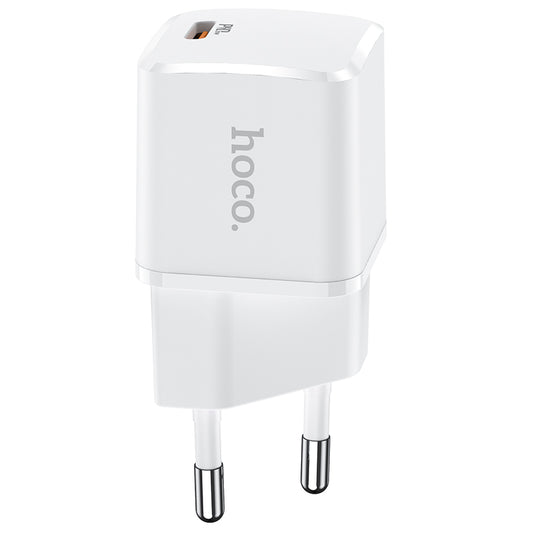 Punjač za mrežu HOCO N10, 20W, 3A, 1 x USB-C, Bijeli