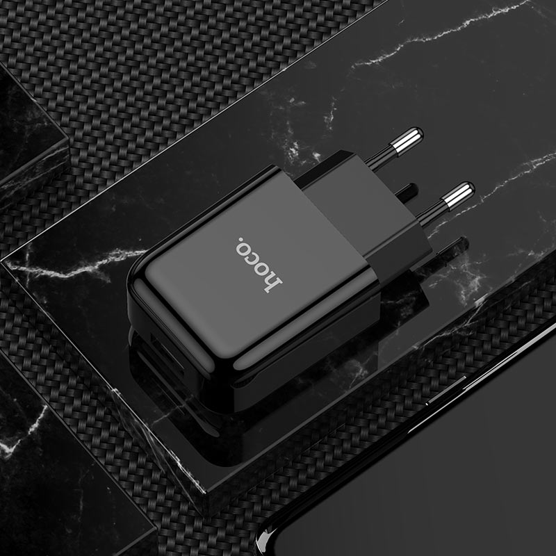 Punjač za mrežu HOCO N2, 10W, 2A, 1 x USB-A, Crna
