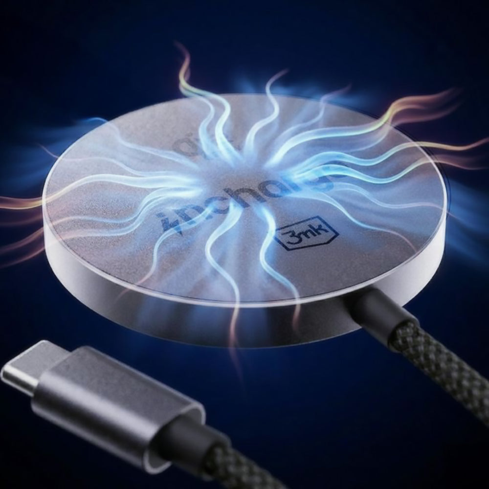 Bežični mrežni punjač 3MK Align, 25W, Crni