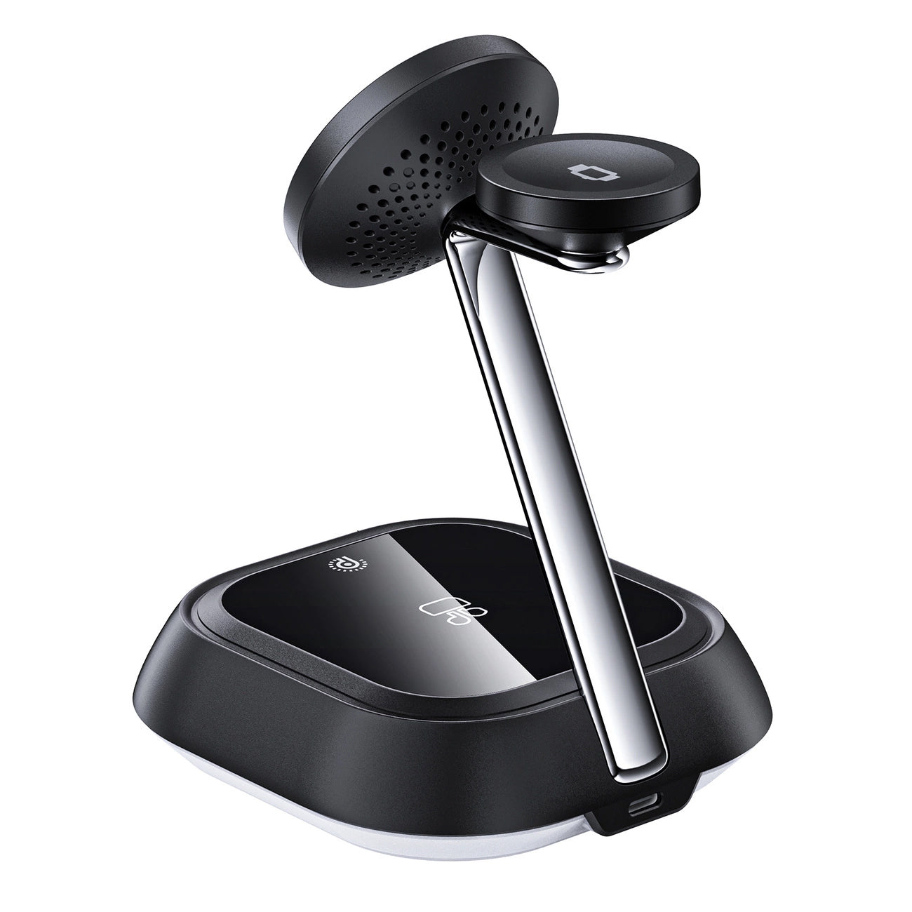 Wireless Network Charger Acefast E16 3in1, 15W, 1.67A, Black 