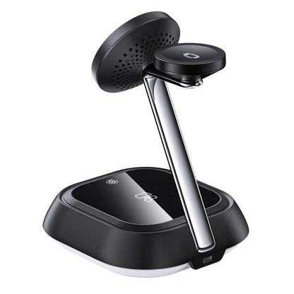 Wireless Network Charger Acefast E16 3in1, 15W, 1.67A, Black 