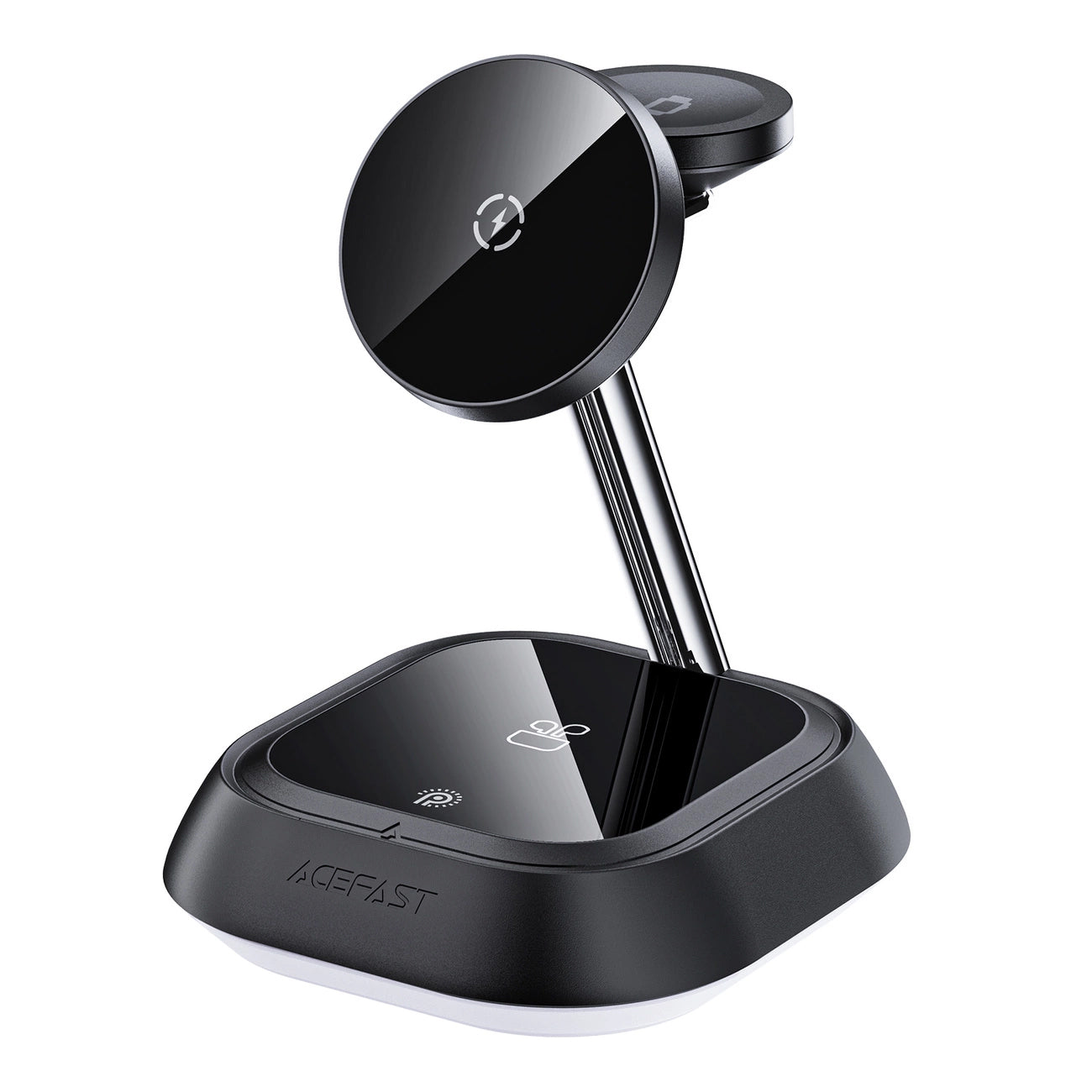Wireless Network Charger Acefast E16 3in1, 15W, 1.67A, Black 