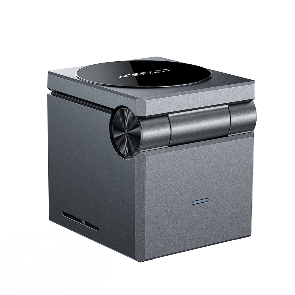 Bežični punjač Acefast E18 Rubik's Cube 3in1, 23W, 1.67A, Sivi