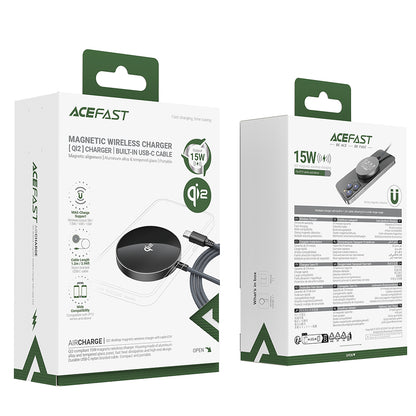 Bežični punjač Acefast E24, 15W, 1.67A, Sivi
