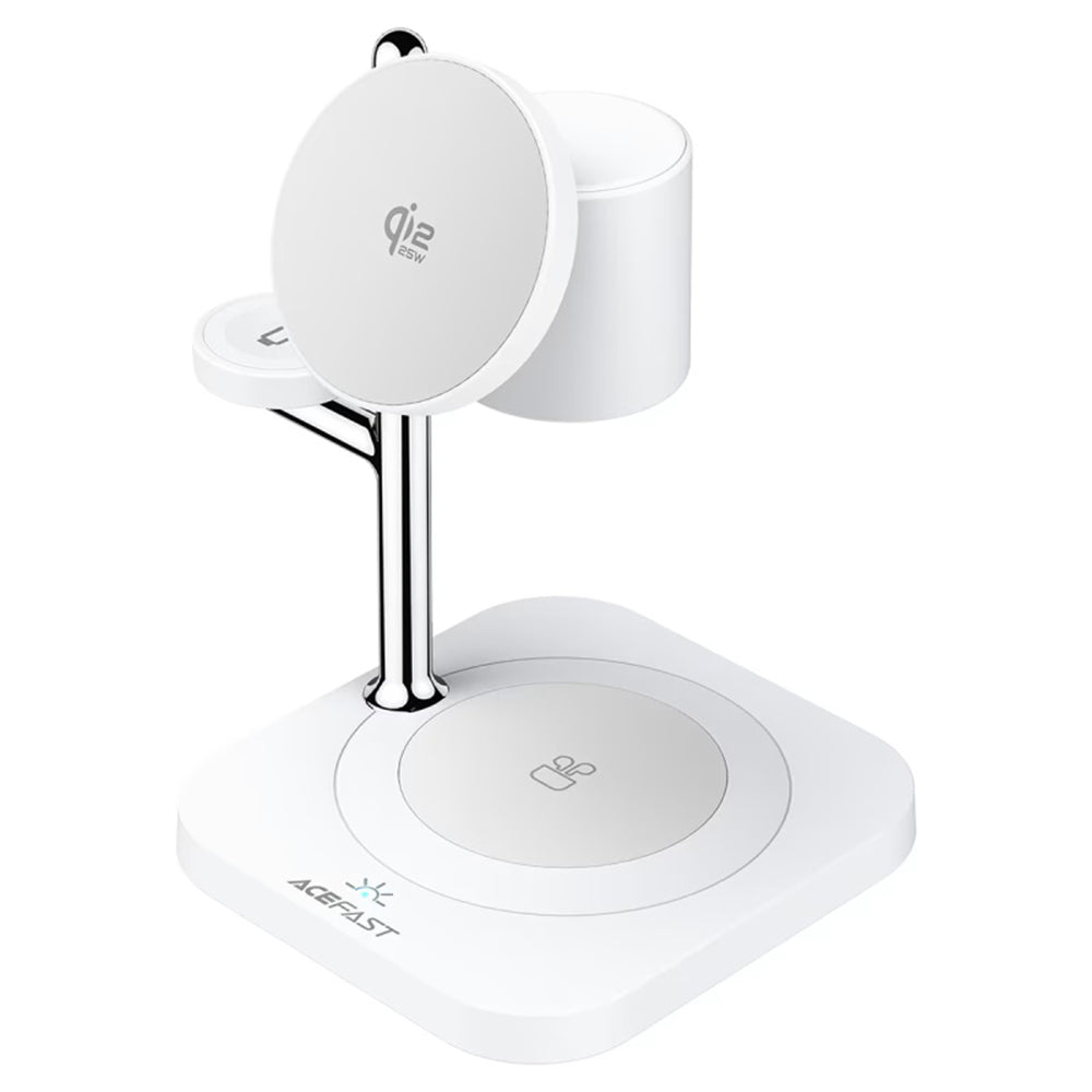 Bežični punjač Acefast E39 3u1, 32.5W, Beli