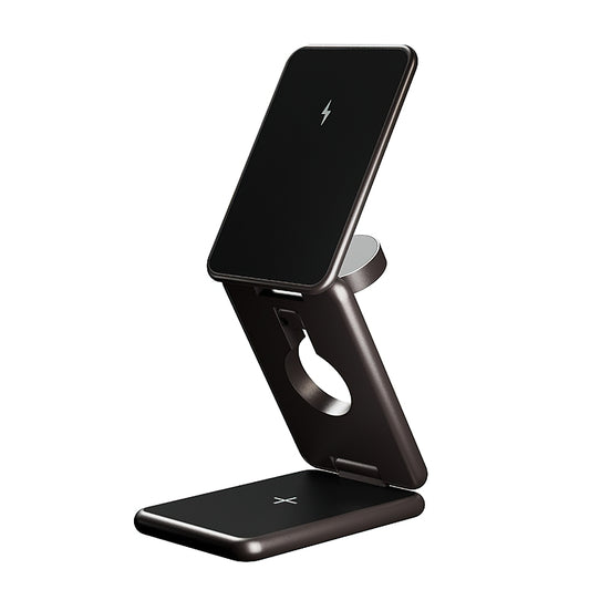 Bežični punjač Allity. AWC-230-22WMS 3in1, 22.5W, 1.67A, Sivi