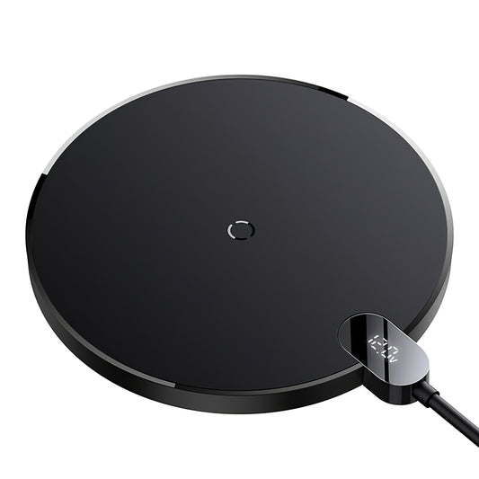 Wireless Network Charger Baseus Digital Led Display Gen 2, 15W, 1.67A, Black CCED000001 CCED000001 