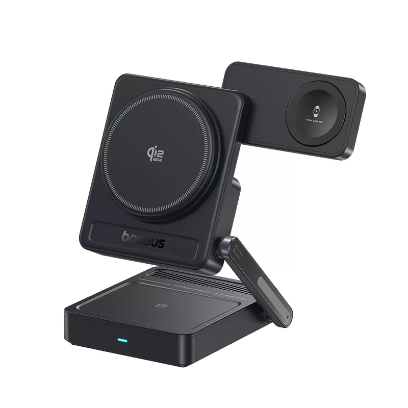 Bežični mrežni punjač Baseus PicoGo AF21 3u1, 35W, Crni E0205401
