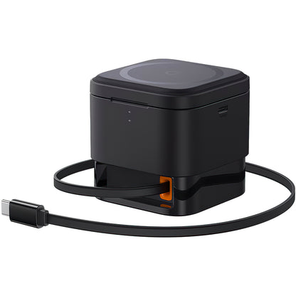 Bežični mrežni punjač Baseus MagPro 2u1, 25W, 1.67A, crni P10264100121-00