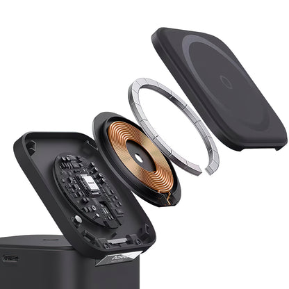 Bežični mrežni punjač Baseus MagPro 2u1, 25W, 1.67A, crni P10264100121-00