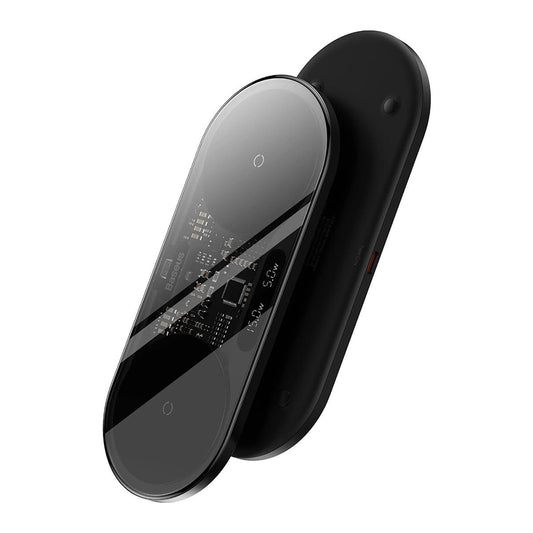 Wireless Network Charger Baseus Digital Led Display, 20W, 1.1A, Black WXSXX0101010101 
