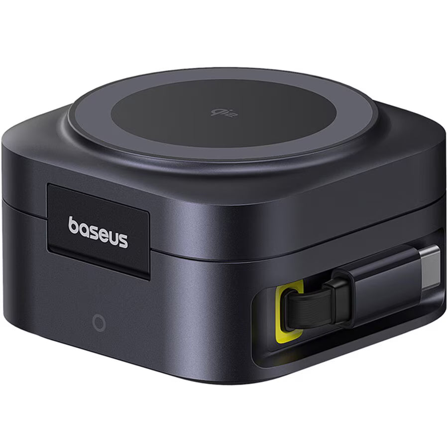 Bežični mrežni punjač Baseus PicoGo 2in1, 67W, 3A, 1 x USB-C, Crni P10276800123-00