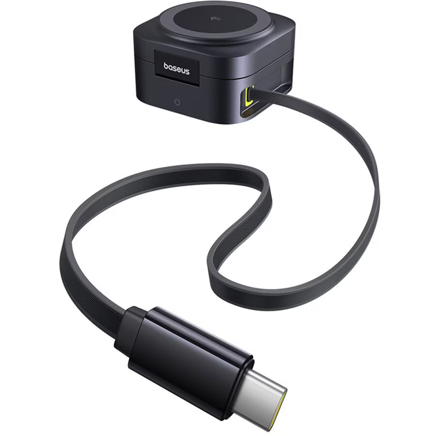 Bežični mrežni punjač Baseus PicoGo 2in1, 67W, 3A, 1 x USB-C, Crni P10276800123-00