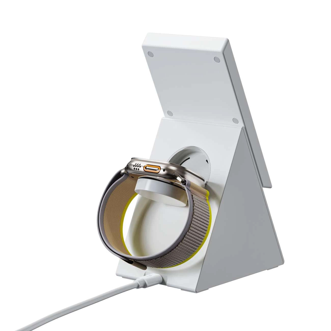 Punjač za bežičnu mrežu Choetech T600 3u1, 15W, 1.67A, Beli