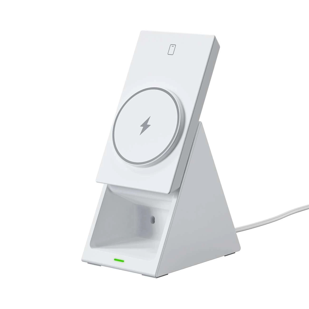 Punjač za bežičnu mrežu Choetech T600 3u1, 15W, 1.67A, Beli