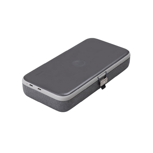 Bežični punjač Edizard PowerCube 3in1, 65W, 3.25A, 1 x USB-C, Sivi