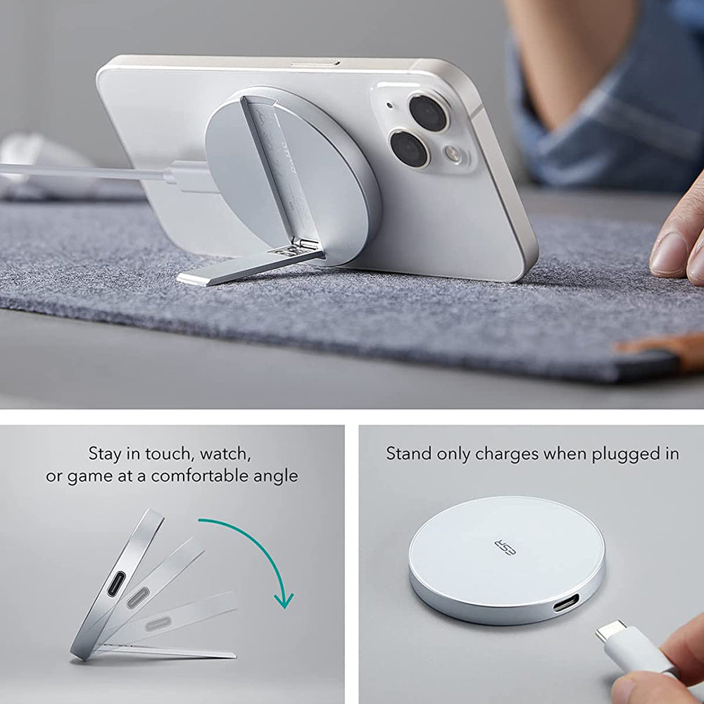 Incarcator Retea Wireless ESR HaloLock, 15W, 1.67A, Beli