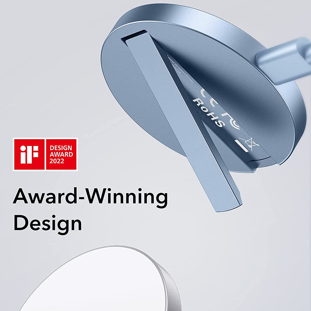 Bežični punjač ESR HaloLock, 15W, 1.67A, Plavi