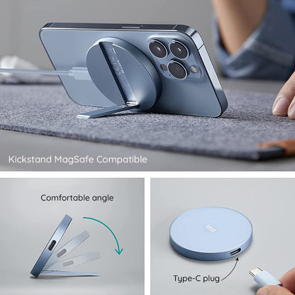 Bežični punjač ESR HaloLock, 15W, 1.67A, Plavi