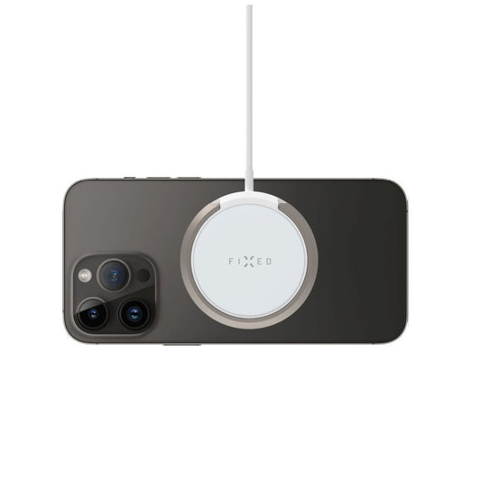 Bežični punjač Fixed Ring, 15W, 1.67A, Beli