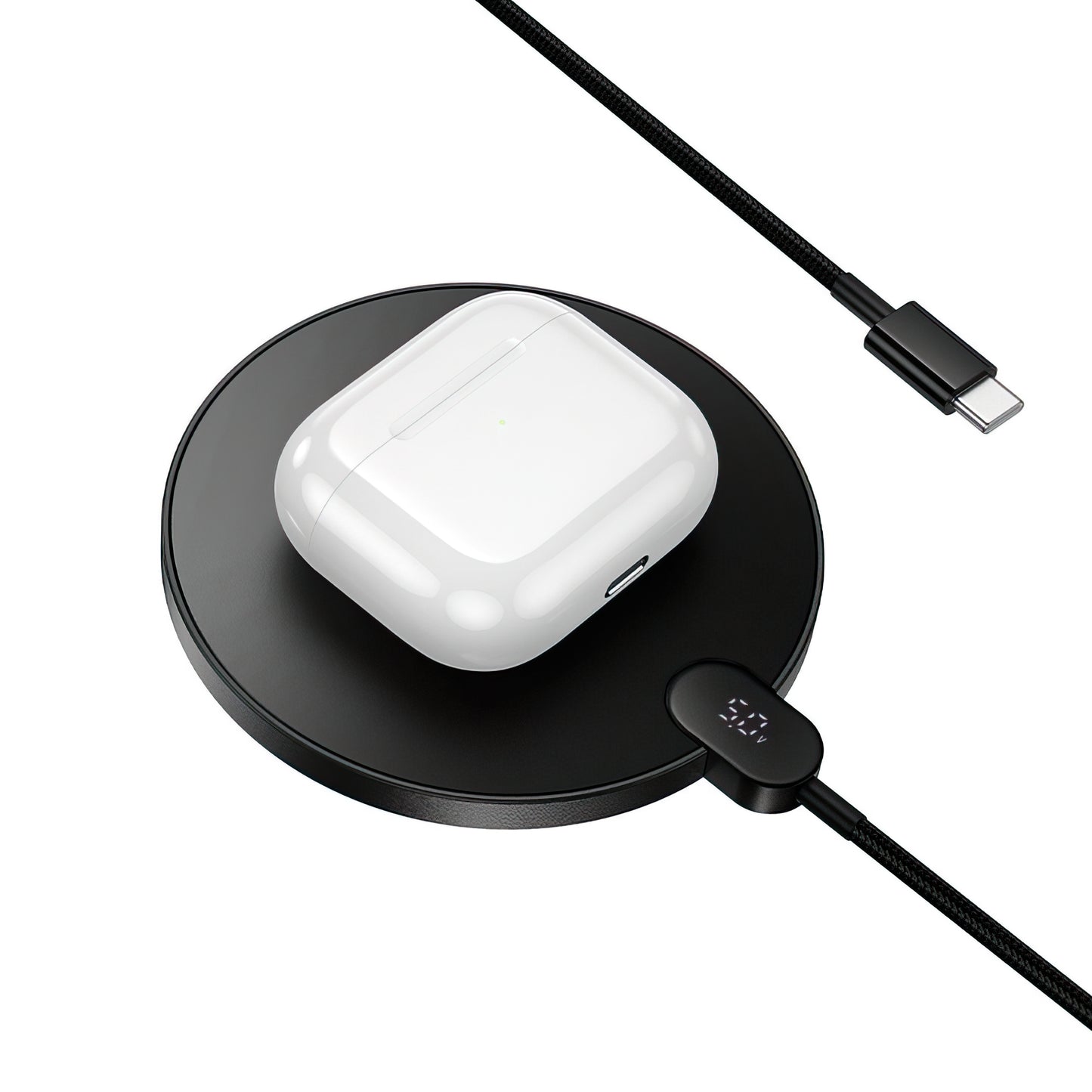 Bežični punjač HOCO CW62, 15W, 1.67A, Crni