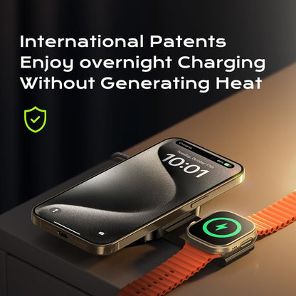 Incarcator Retea Wireless Lisen 2in1, 15W, 1.67A, Crni YL0324100013