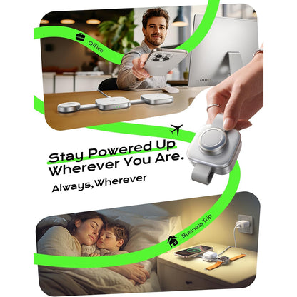 Bežični punjač Lisen 3u1, 15W, 1.67A, Sivi YL0424040001