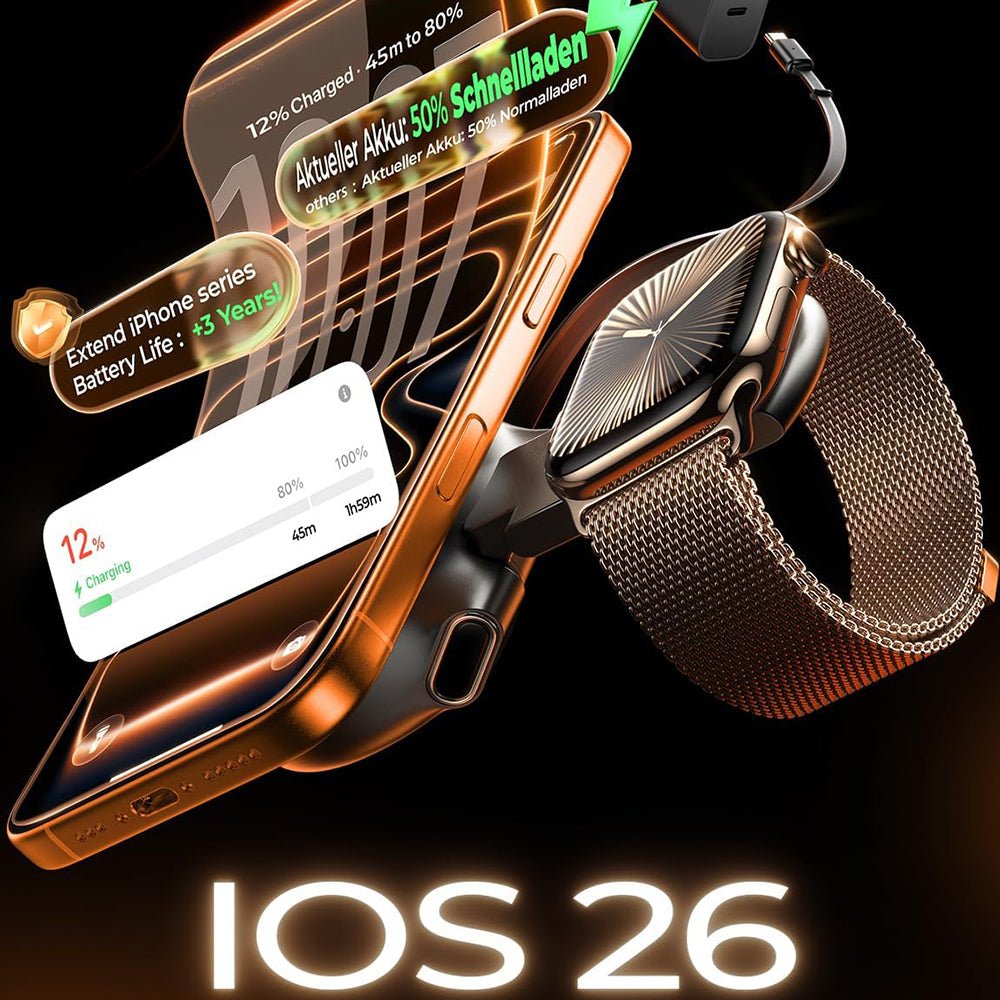 Bežični punjač Lisen W103 3u1, 7.5W, 1.1A, Crni YL0324090008