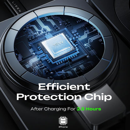 Bežični punjač Lisen W103 3u1, 7.5W, 1.1A, Crni YL0324090008