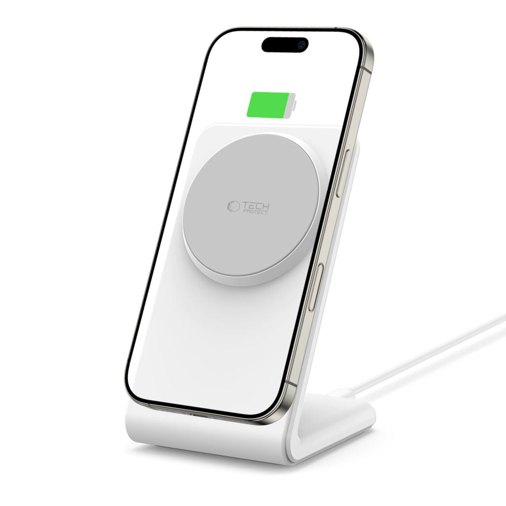 MagSafe Tech-Protect QI15W-A38, 15W, 1.67A, White 