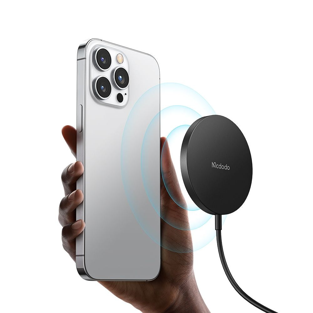 Bežični mrežni punjač McDodo CH-4360 Moon, 15W, 1.67A, Crni