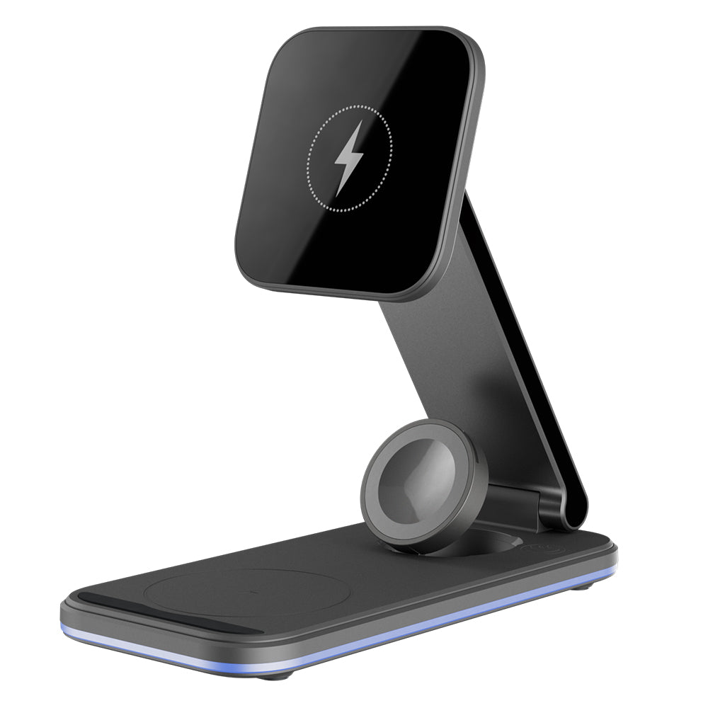 Incarcator Retea Wireless Proove Energy Fold 3in1, 15W, 1.67A, Crni WSEF15010001