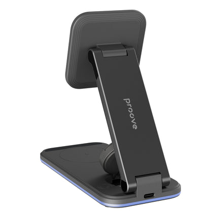 Incarcator Retea Wireless Proove Energy Fold 3in1, 15W, 1.67A, Crni WSEF15010001