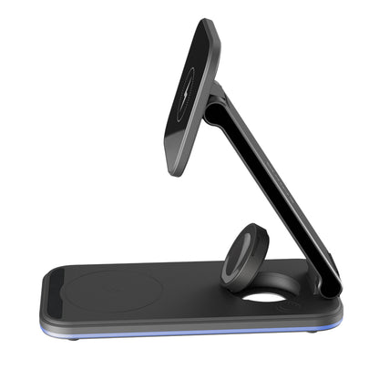 Incarcator Retea Wireless Proove Energy Fold 3in1, 15W, 1.67A, Crni WSEF15010001