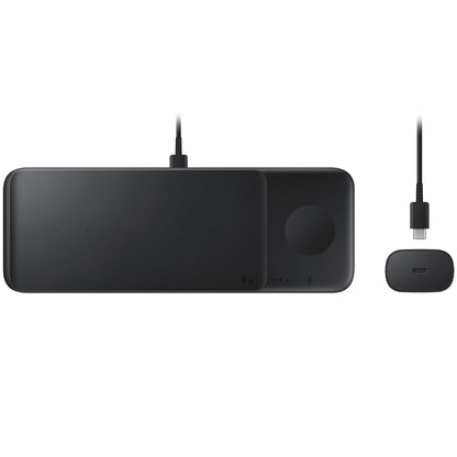Bežični mrežni punjač Samsung Trio, 9W, 1A, Crni, Refabrikovan EP-P6300TBEGEU