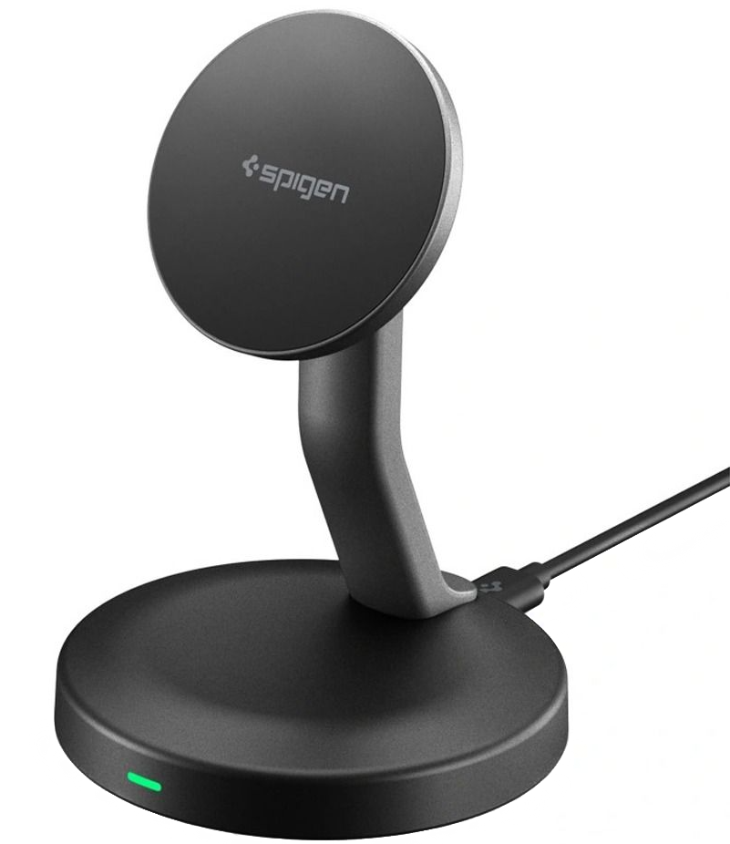 Bežični punjač Spigen EF151MS, 15W, 1.67A, Crni