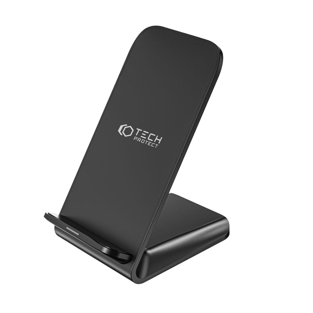 Punjač za bežičnu mrežu Tech-Protect QI15W-S2, 15W, 1.1A, Crni