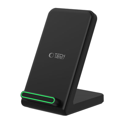 Bežični mrežni punjač Tech-Protect QI15W-A40, 15W, 1.67A, Crni