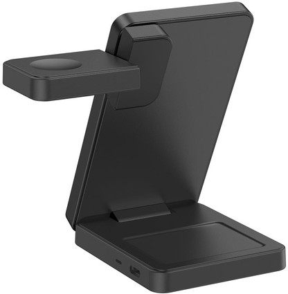 Bežični mrežni punjač Tech-Protect A56 3u1, 25W, Crni